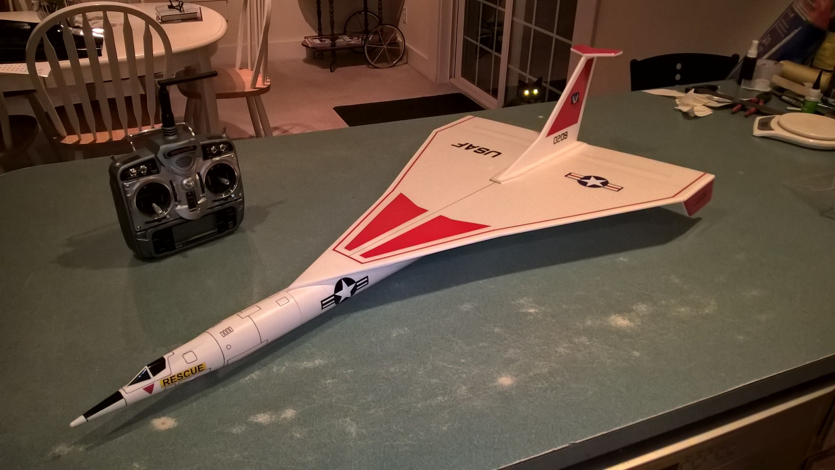 Launching and Flying Foam RC Rocket Gliders